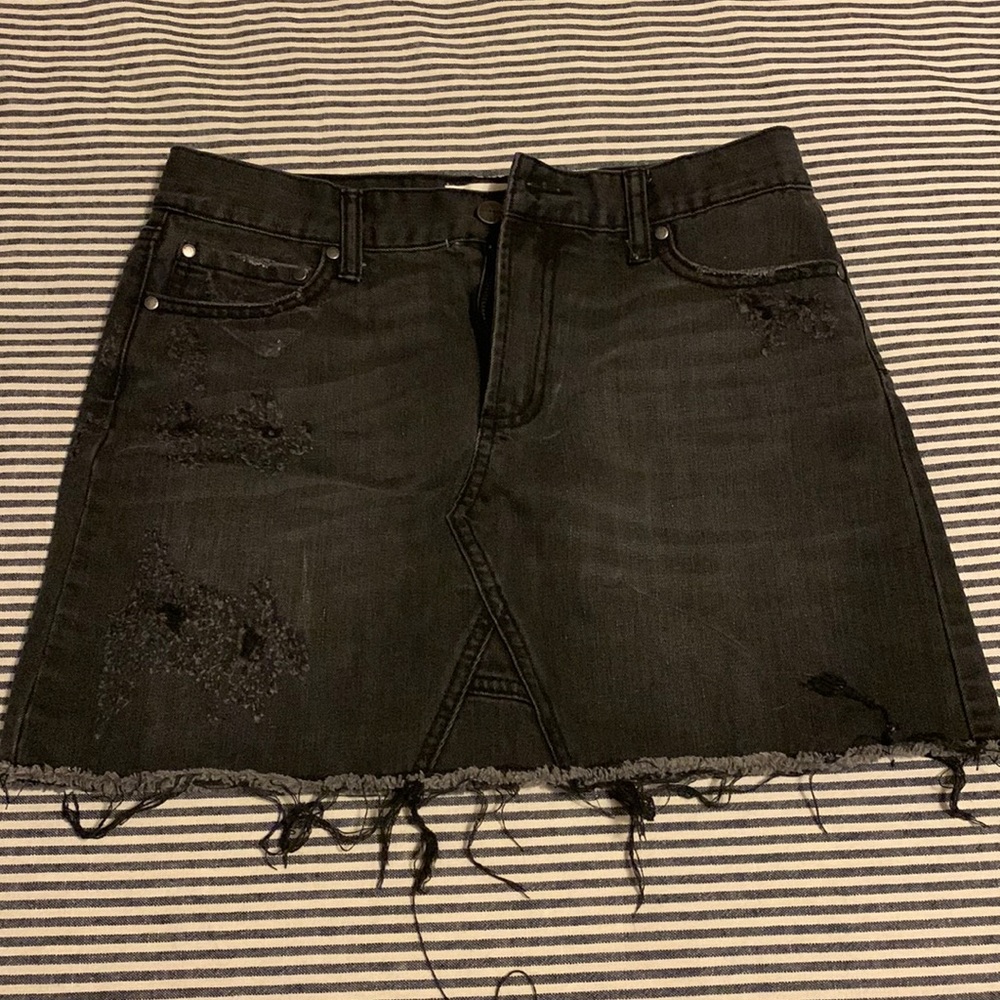 EVIDNT Black Jean Skirt — SIZE 26!